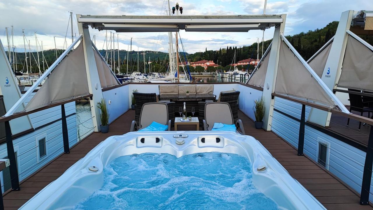 Вилла Sea Lux Floating House Ajda Portorose Экстерьер фото